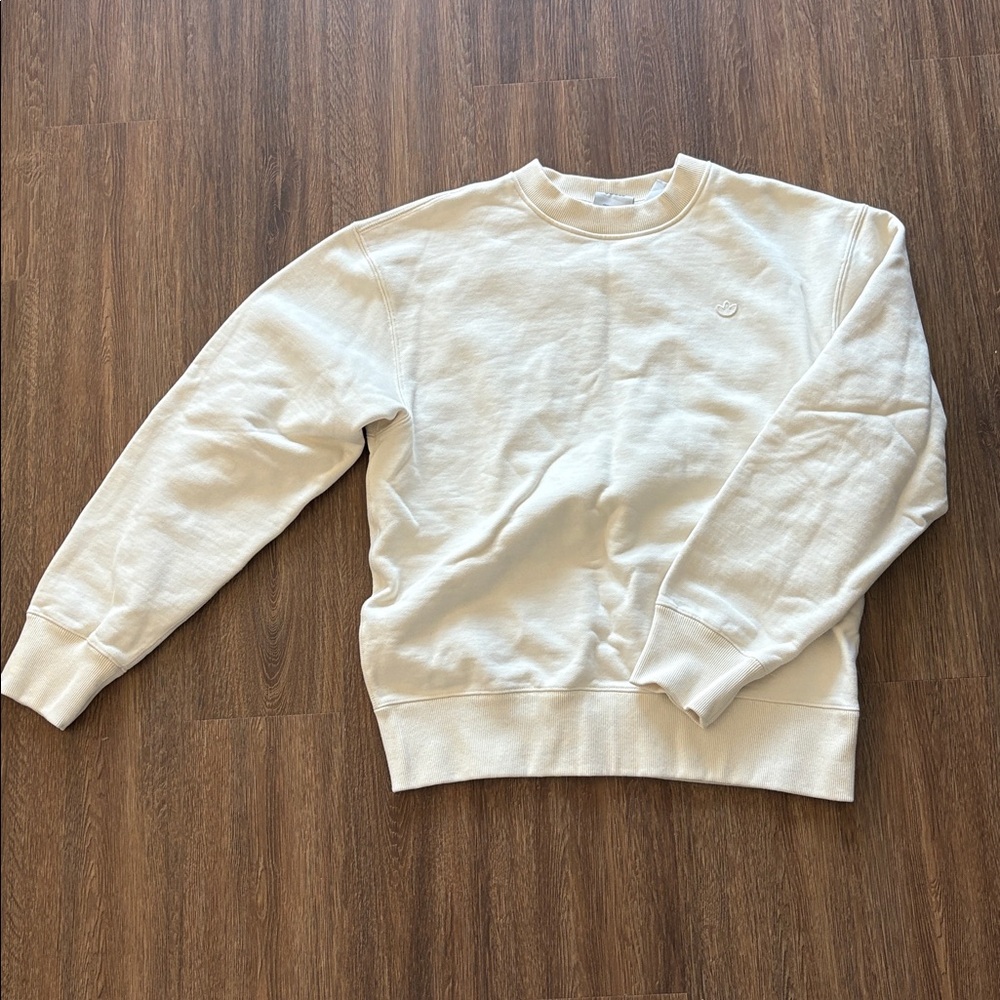 adidas White/cream Sweatshirt